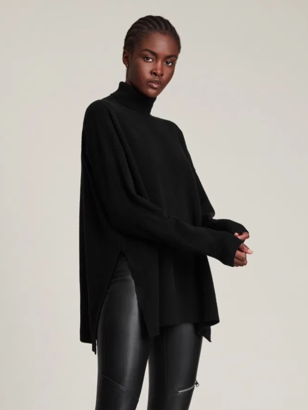 ALLSAINTS Oversized Gala Cashmere Jumper - size S